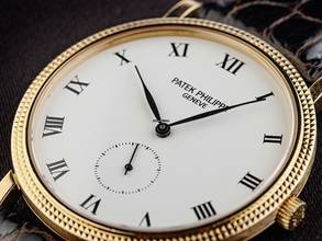 Thumbnail von Patek Philippe Calatrava Ref.3919 1989 Full Set wie Neu Vintage