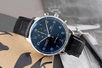 Thumbnail von IWC Portugieser Chronograph Stahl Automatik Herrenuhr Ref. IW371447