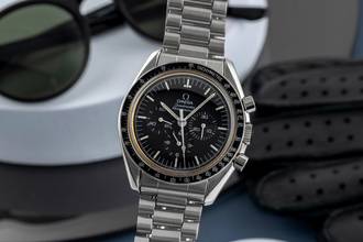 Thumbnail von Omega Speedmaster Professional Moonwatch Chronograph Stahl Handaufzug Ref. 3590.50.00