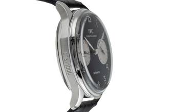 Thumbnail von IWC Portugieser Automatik Edelstahl Automatik Herrenuhr Ref. IW500001 Papiere 2003