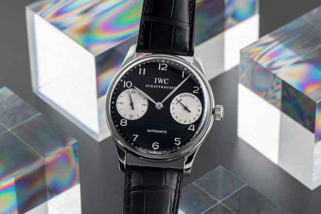  IWC Portugieser Automatik Edelstahl Automatik Herrenuhr Ref. IW500001 Papiere 2003 