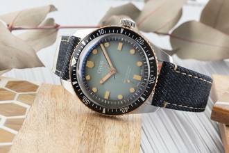 Thumbnail von Oris Divers Sixty Five X Momotaro Stahl / Bronze Automatik Herrenuhr Ref. 01 733 7707 4337 B&P