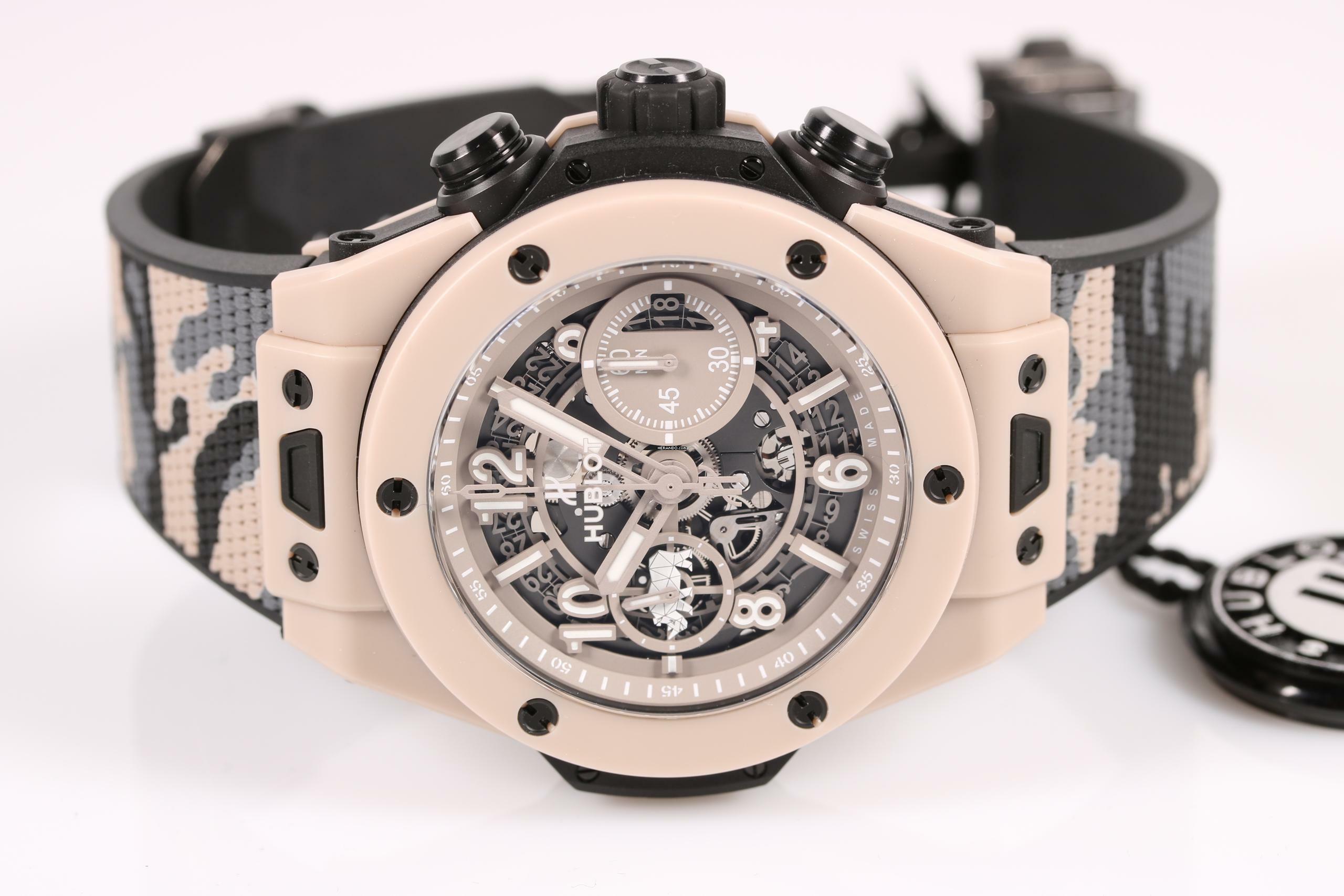  Hublot Big Bang Unico SORAI - Big Bang Skeleton Unico Beige 45 mm - limited edition of 100 pcs.  