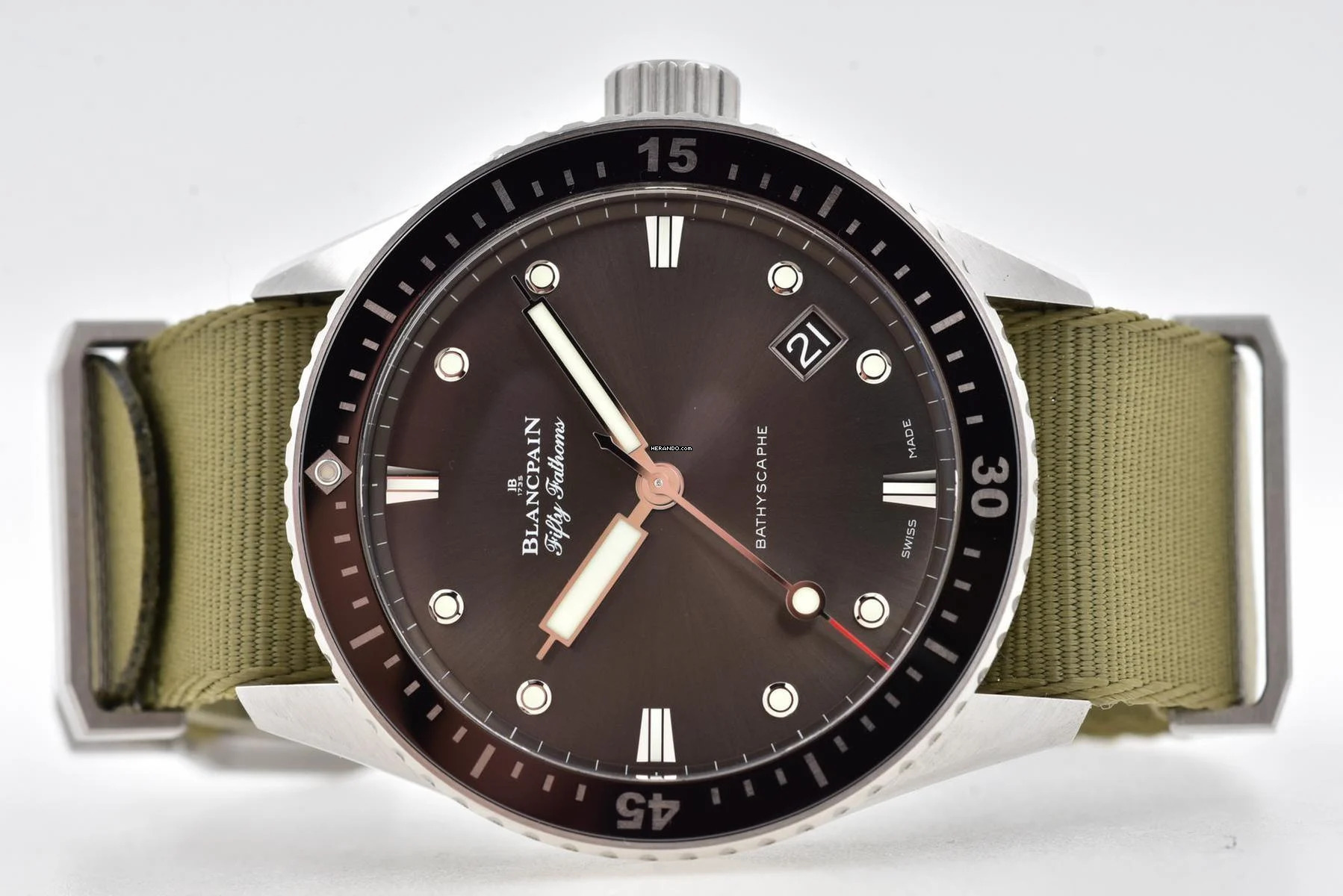  Blancpain Fifty Fathoms Bathyscaphe 5000-1110-B52A  