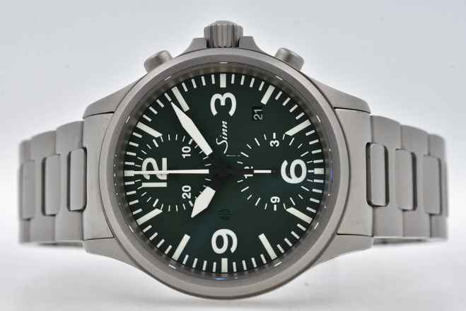  Sinn 756 / 757 Die Jagduhr Limited Edition to 100pcs Green Dial Chronograph  