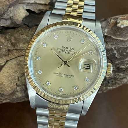  Rolex Datejust 36 Datejust 36 - Diamantblatt - Ref. 16233 Diamond Dial Factory  