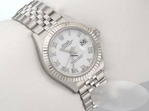 Thumbnail von Rolex Lady-Datejust 28 279174 2018 Edelstahl Weissgold 750 Automatik Stainless Steel 18kt White Gold Jubilé-band Chronometer Oyster