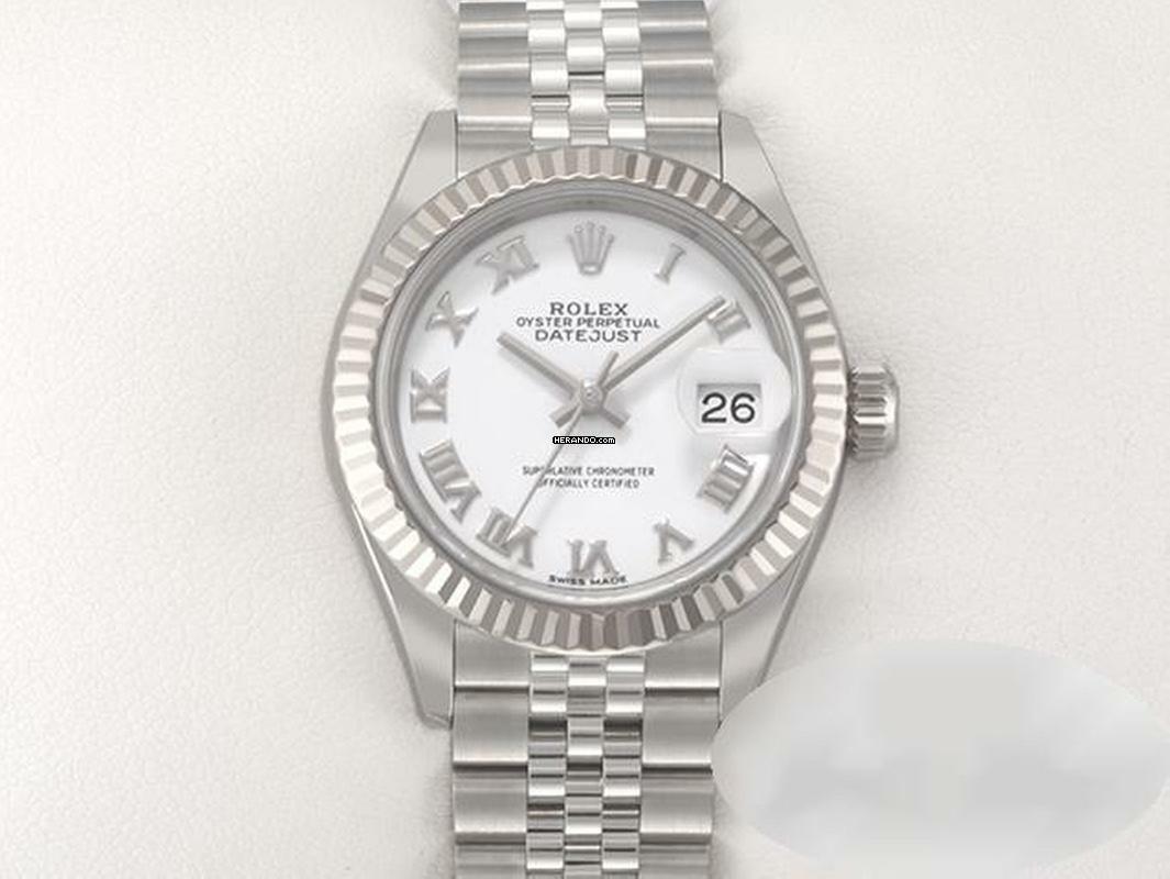  Rolex Lady-Datejust 28 279174 2018 Edelstahl Weissgold 750 Automatik Stainless Steel 18kt White Gold Jubilé-band Chronometer Oyster 