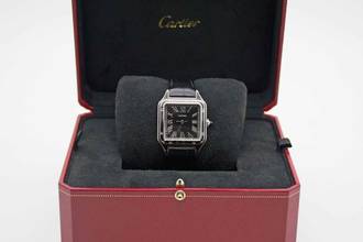 Thumbnail von Cartier Santos Dumont Black Lacquer perfektes Fullset mit Cartier Garantie bis 2031