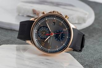 Thumbnail von IWC Portugieser Yacht Club Chronograph 18k Rotgold Automatik Ref. IW390202 Papiere 2012