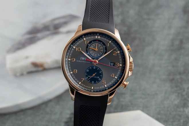  IWC Portugieser Yacht Club Chronograph 18k Rotgold Automatik Ref. IW390202 Papiere 2012 