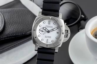 Thumbnail von Panerai Submersible Edelstahl Automatik Herrenuhr Ref. PAM01223 B&P 2022