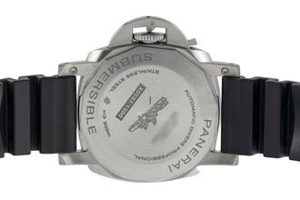 Thumbnail von Panerai Submersible Edelstahl Automatik Herrenuhr Ref. PAM01223 B&P 2022