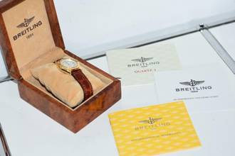 Thumbnail von Breitling Wings Lady Quartz Mother of Pearl Diamond Dial 18k Yellow Gold K67050