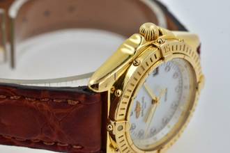 Thumbnail von Breitling Wings Lady Quartz Mother of Pearl Diamond Dial 18k Yellow Gold K67050