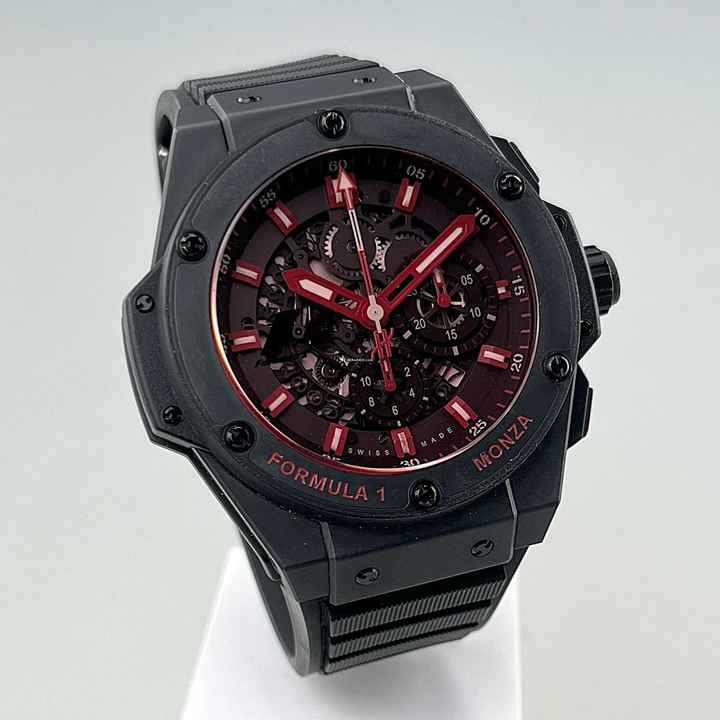  Hublot King Power Big Bang King Power Formula 1 Modell Monza limitiert Nr. 1XX/200 inkl. Rechnung über Herstellerrevision plus Originalarmband 