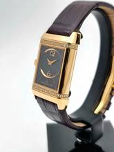 Thumbnail von Jaeger-LeCoultre Reverso Duetto 18 Kt. Gold black and white diamonds