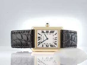 Thumbnail von Cartier Tank Solo Lady Tank Solo Edelstahl Gelbgold 750 2018 W5200002 Stahl Steel 18kt Yellow Gold Damen