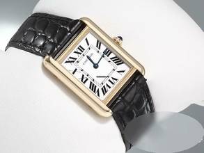 Thumbnail von Cartier Tank Solo Lady Tank Solo Edelstahl Gelbgold 750 2018 W5200002 Stahl Steel 18kt Yellow Gold Damen