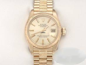 Thumbnail von Rolex Lady-Datejust Gelbgold 750 Automatik 18kt Yellow Gold Damen Damenuhr President-band Chronometer Oyster