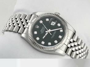 Thumbnail von Rolex Datejust 36 36mm 116234 2016 Stahl Weissgold 750 Diamanten Automatik Gold