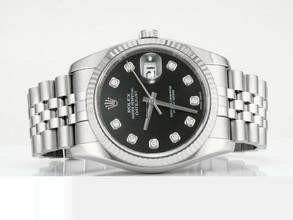 Thumbnail von Rolex Datejust 36 36mm 116234 2016 Stahl Weissgold 750 Diamanten Automatik Gold