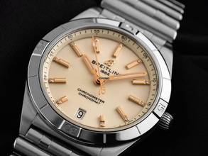 Thumbnail von Breitling Chronomat Diamanten Ref.A10380101A2A1 2025 Full Set Ungetragen