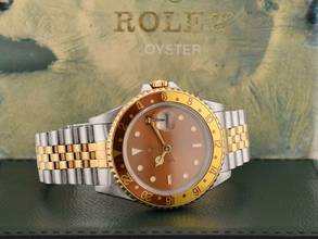Thumbnail von Rolex GMT-Master II 16713 Tiger Eye - Full Set Like New