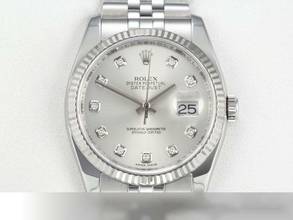 Thumbnail von Rolex Datejust 36 36mm 116234 2011 Stahl Weissgold 750 Diamanten Automatik Stainless Steel 18kt White Gold Jubilé-band Chronometer Oyster