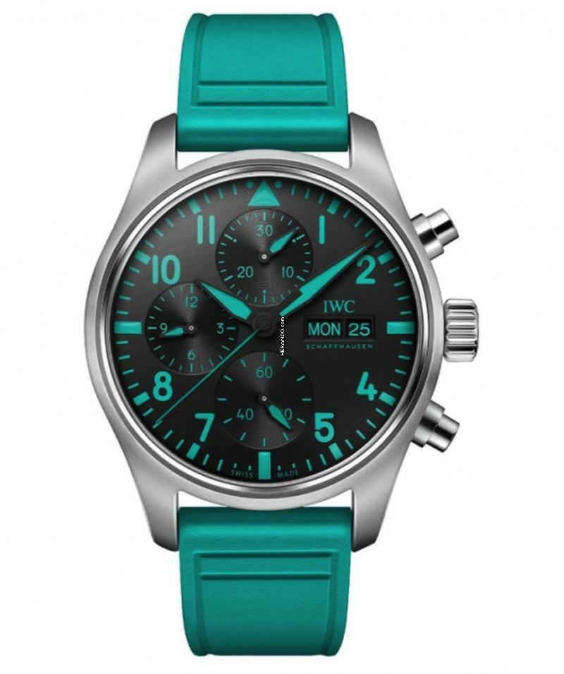  IWC Fliegeruhr Chronograph Pilot\\'s Chronograph 41mm Mercedes-AMG Petronas Formula One Team - Box And Papers IW388108 2023 