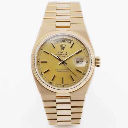  Rolex Day-Date Oysterquartz In 18k Yellow Gold - 19018 1983  
