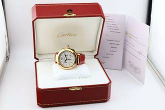 Thumbnail von Cartier Pasha Chronograph 42mm - Yellow Gold - With Box And Papers 2861 2009