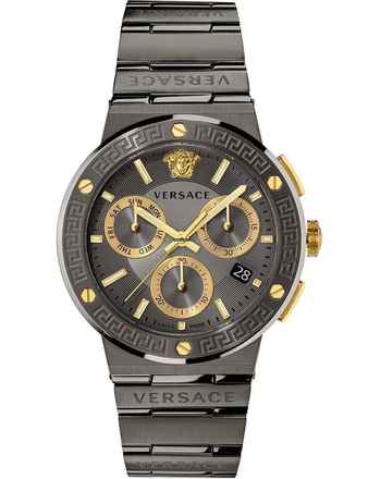  Versace VEZ900521 Herrenuhr Greca Logo Chrono 43mm 5ATM 