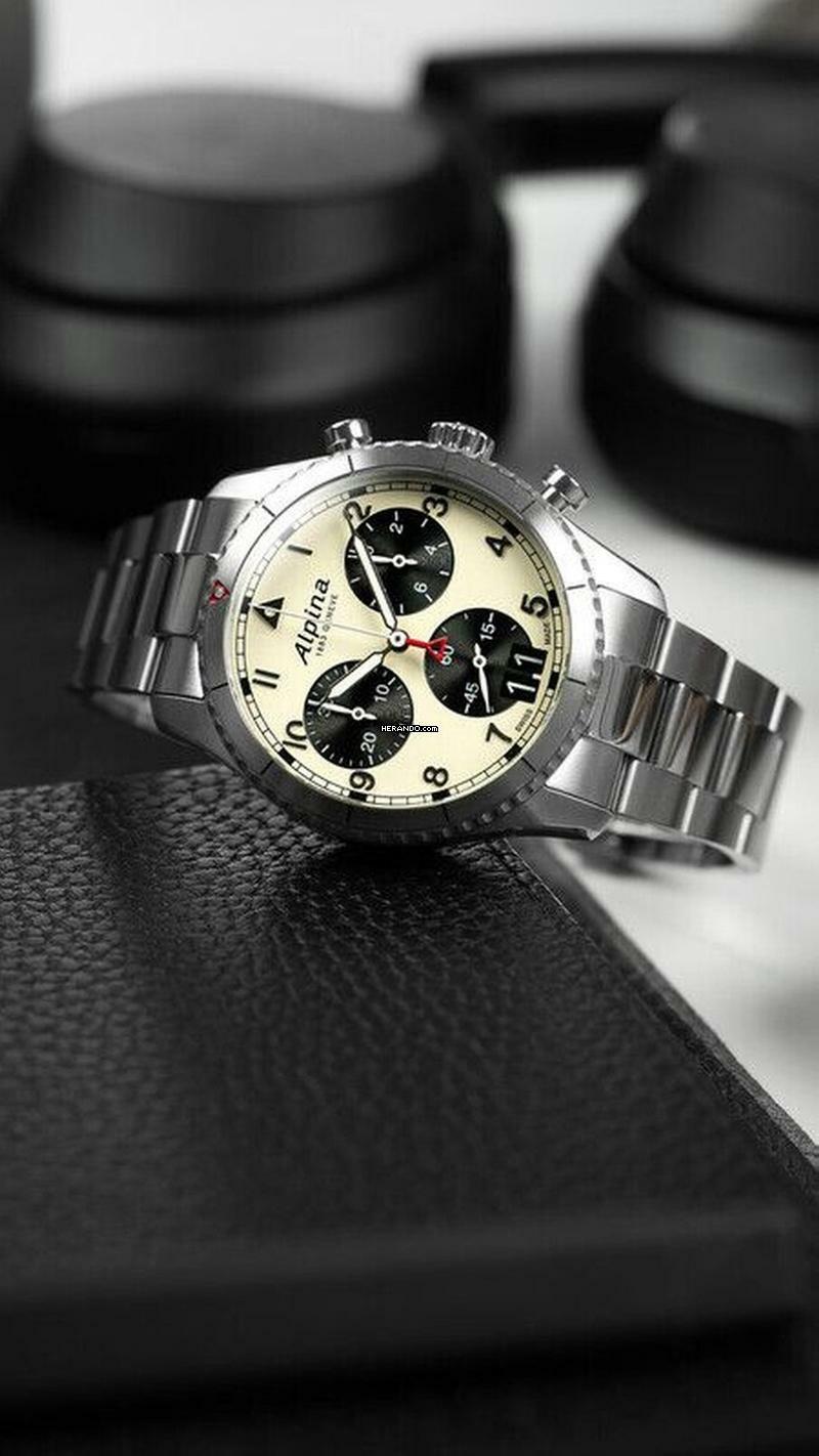 Thumbnail von Alpina Startimer Pilot AL-372WB4S26B Startimer Pilot Chronograph Herrenuhr