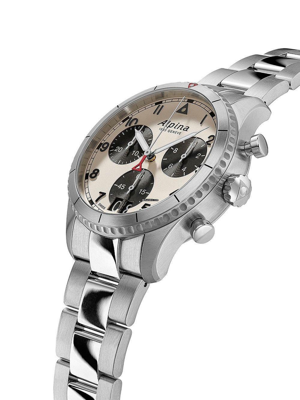 Thumbnail von Alpina Startimer Pilot AL-372WB4S26B Startimer Pilot Chronograph Herrenuhr