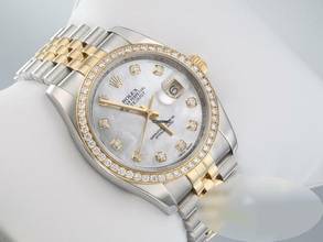 Thumbnail von Rolex Datejust 36 36mm 116243 Stahl Gelbgold 750 Perlmutt Diamanten Automatik