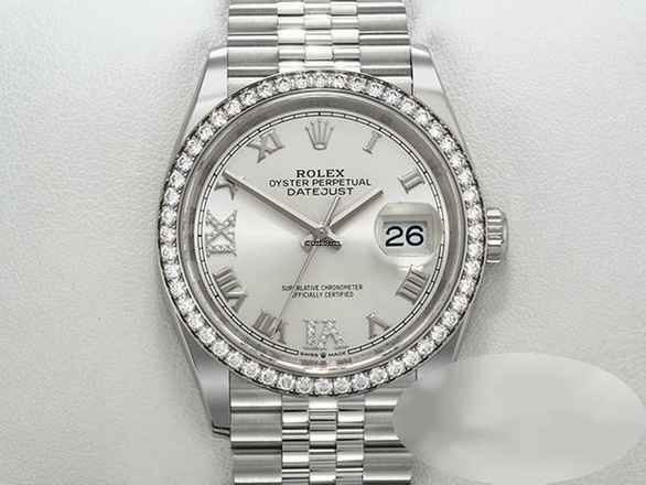  Rolex Datejust 36 126284 Rbr 2020 Lc100 Stahl Weissgold 750 Diamanten Automatik 