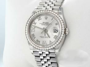 Thumbnail von Rolex Datejust 36 126284 Rbr 2020 Lc100 Stahl Weissgold 750 Diamanten Automatik