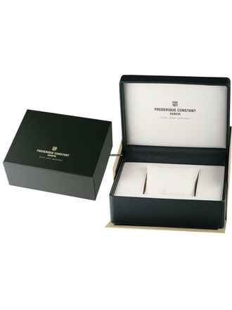  Frederique Constant Classics Business Timer FC-270N4P6B Classic Moonphase Herrenuhr 40mm 