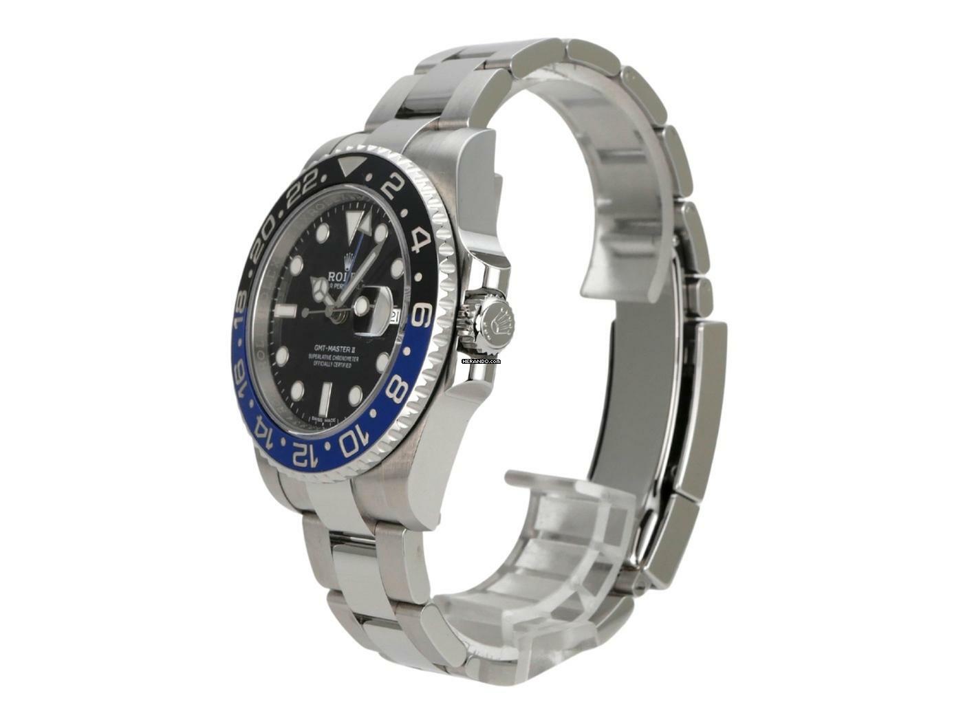  Rolex GMT-Master II Edelstahl Ref. 116710BLNR 