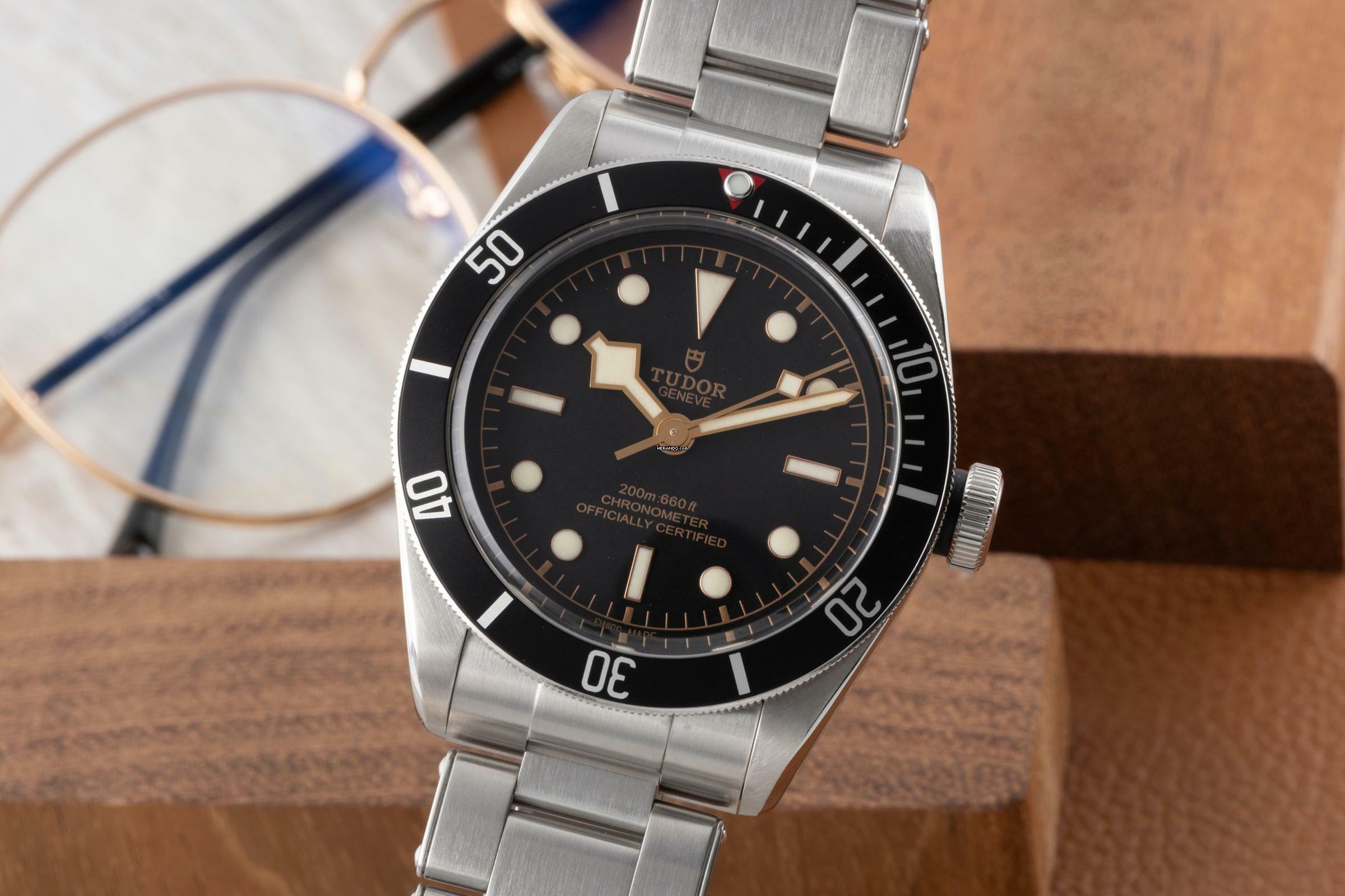 Tudor Black Bay 41 Edelstahl Automatik Herrenuhr Ref. 79230N Box & Papiere 2016