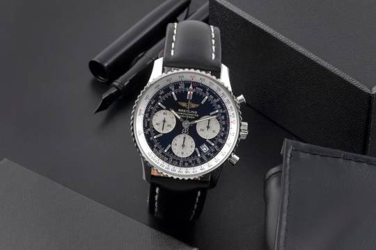  Breitling Navitimer Chronograph Stahl Automatik Ref. A23322 Box & Papiere 2005 