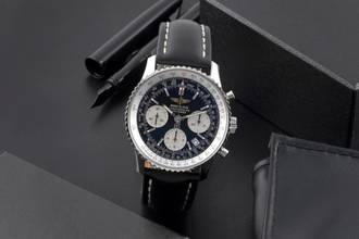 Thumbnail von Breitling Navitimer Chronograph Stahl Automatik Ref. A23322 Box & Papiere 2005