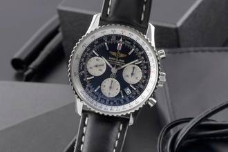 Thumbnail von Breitling Navitimer Chronograph Stahl Automatik Ref. A23322 Box & Papiere 2005