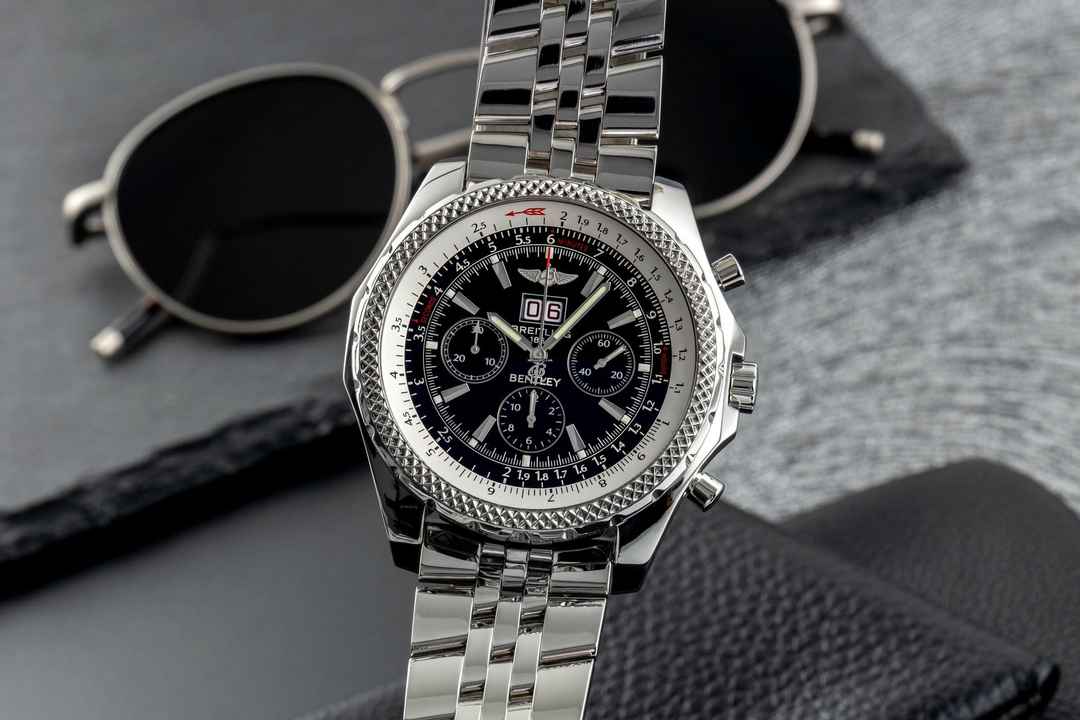  Breitling Bentley 6.75 Chronograph Stahl Automatik Herrenuhr Ref. A44362B728 