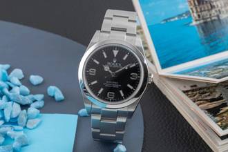 Thumbnail von Rolex Explorer 39 Oyster Perpetual Edelstahl Automatik Ref. 214270 B&P 2011