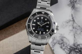 Thumbnail von Rolex Sea-Dweller Deepsea Black Dial Oyster Edelstahl Automatik Ref. 116660