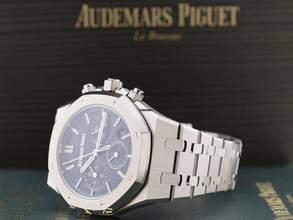 Thumbnail von Audemars Piguet Royal Oak Chronograph 26715st Chronograph 38mm Blue Dial - New