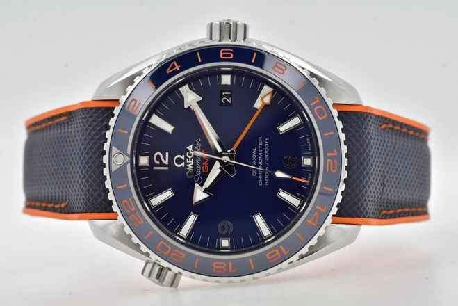  Omega Seamaster Planet Ocean GMT Good Planet 43.5mm Blue Blau 23232442203001 