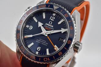 Thumbnail von Omega Seamaster Planet Ocean GMT Good Planet 43.5mm Blue Blau 23232442203001